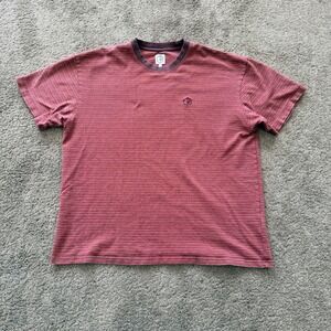 Polar Skate Co Dizzy Stripe T-Shirt Mens Large Burgundy Red Stroke Logo Portugal